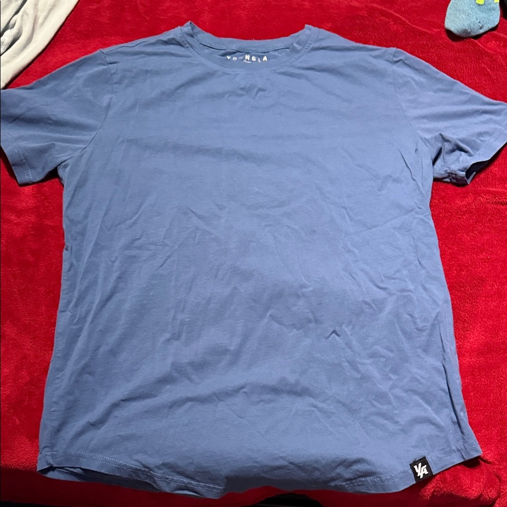 YOUNG LA blue Men's T-Shirt